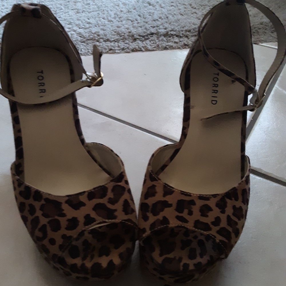 Leopard Print Torrid Wedges